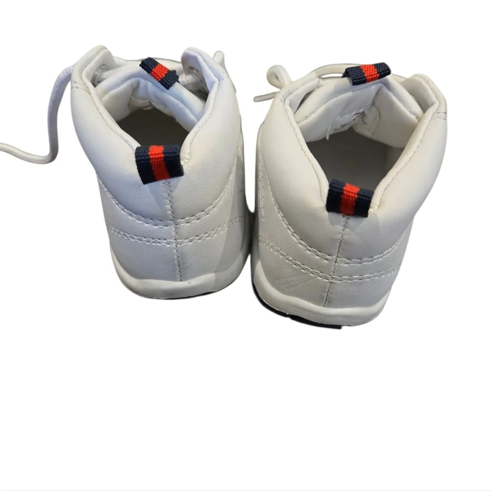 Trimfoot White Rubber Sole Lace Up Baby Shoes Size 3